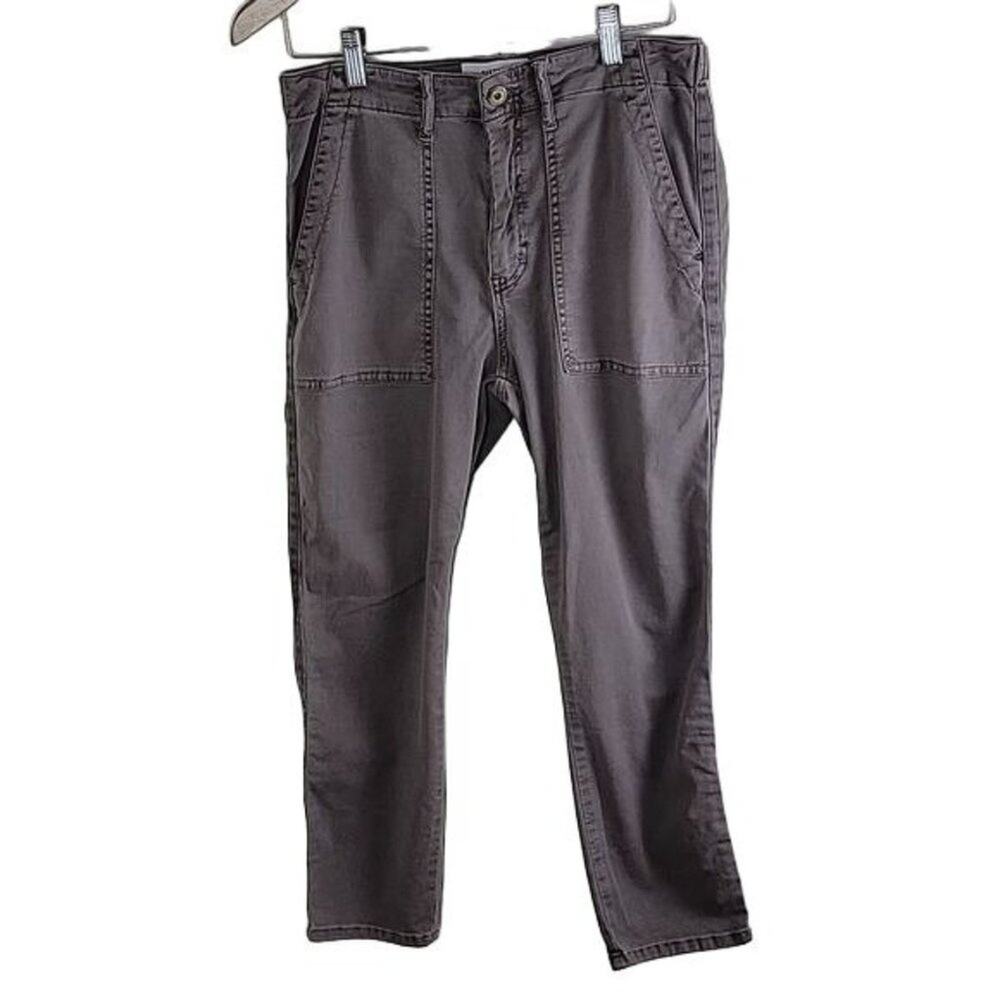 PISTOLA Women's Mid Rise Brown Cargo Pants Cotton Blend size 29